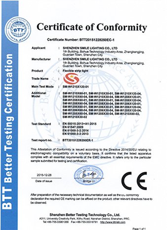 EMC Certificate