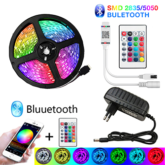 Bluetooth controls RGB strip light
