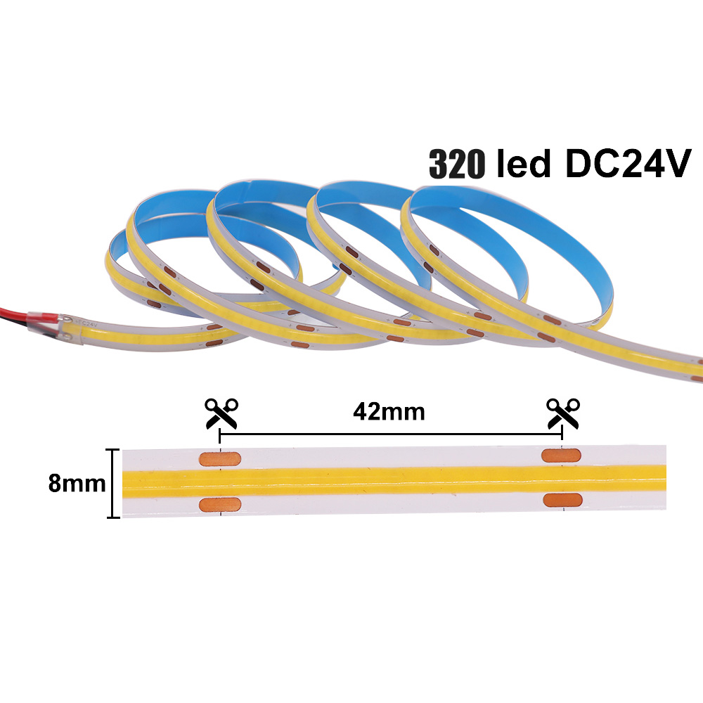 320LEDs/M COB LED Strip Light